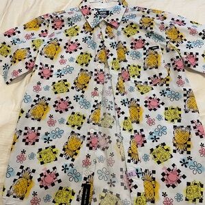 Vans SpongeBob Button Up, Boys 12